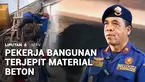 Seorang pekerja bangunan terjepit talang air beton yang ambruk selama 1 jam. Proses penyelamatan oleh tim pemadam kebakaran berlangsung dramatis, leher korban terjepit material beton.