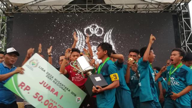 Desa Rapang, Kab Sidrap, Sulsel juara Liga Desa Nusantara 2018