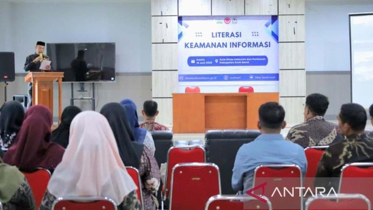 Pemkab Aceh Barat Perkuat Literasi Keamanan Informasi ASN Demi Data Negara Aman