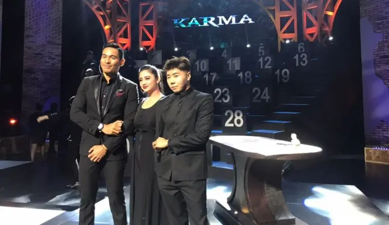 Robby Purba menjadi pembawa acara program 'Karma'. foto: istimewa