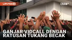 Ratusan Tukang Becak di Bogor Deklarasi Dukung Ganjar Pranowo di Pilpres 2024