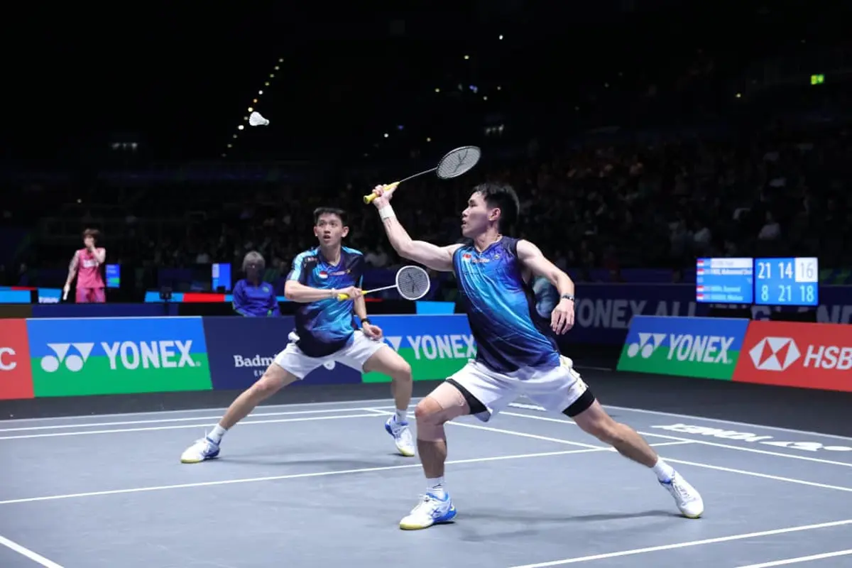 Raymond Indra/Nikolaus Joaquin - All England 2026 - Bulu Tangkis
