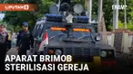 Aparat Brimob Sterilisasi Gereja Sebelum Perayaan Natal di Nusa Tenggara Timur