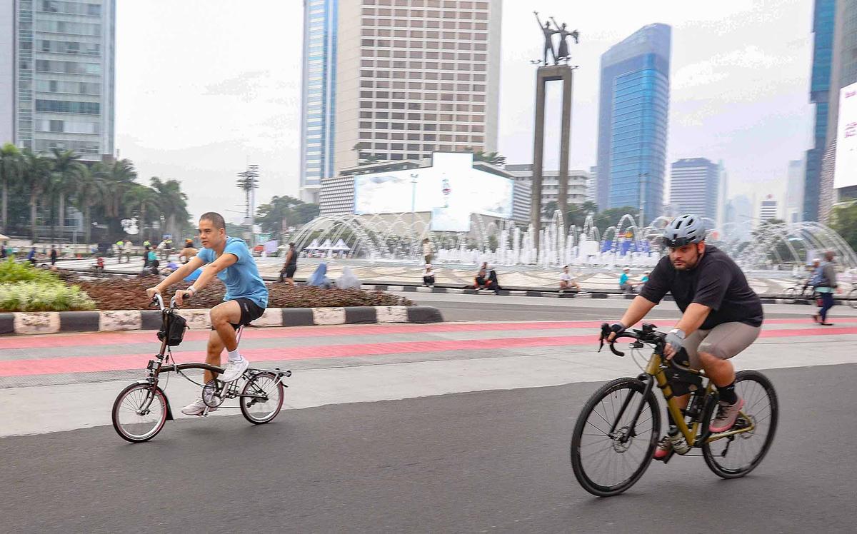 FOTO: Car Free Day Jakarta Tetap Diadakan Selama Ramadhan, tapi Hanya untuk Olahraga