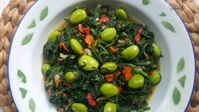 Resep Tumis Daun Singkong Pete
