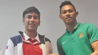 Kapten Timnas U-19, Andi Setyo Nugroho memastikan ia dan rekan-rekan setimnya akan tampil maksimal melawan Filipina di Stadion Maguwoharjo, Sleman, Jumat (19/8/2016). (Bola.com/Romi Syahputra)