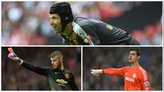 10 besar peringkat kiper terbaik di Liga Premier Inggris pada tahun 2015. 