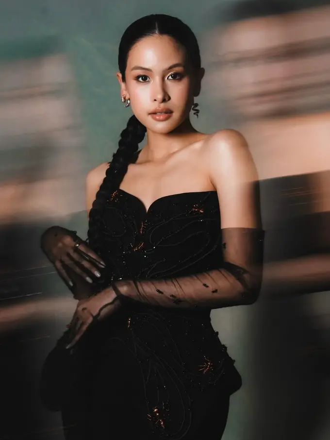 Maudy Ayunda saat Premier Film Para Perasuk