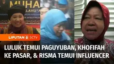 Tiga srikandi yang bertarung di pemilihan Gubernur Jawa Timur menemui masyarakat dari berbagai kalangan di Kota Surabaya, Jawa Timur.