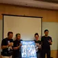 A Metal Project gelar konferensi pers. (Dok.Liputan6 / Azka Rizqon Irawan).