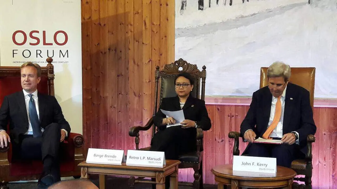 Menlu Retno jadi pembicara di Oslo Forum