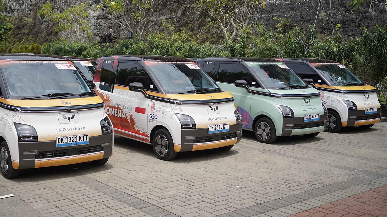Mobil listrik Wuling Air ev menjadi Official Car Partner KTT G20 Bali. (Dok Wuling Motors)