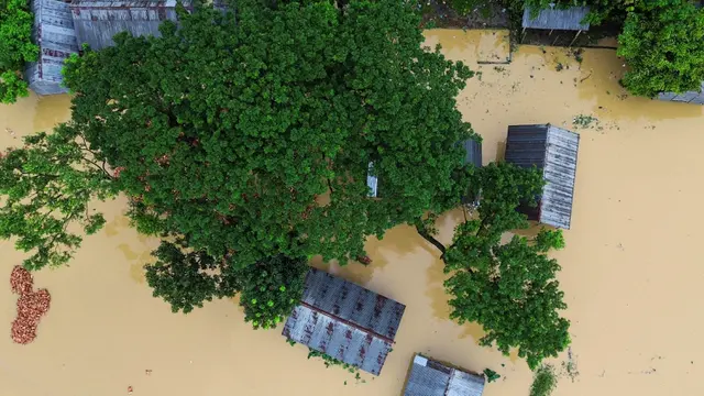 Banjir Landa Sejumlah Wilayah Bangladesh, Ribuan Warga Mengungsi