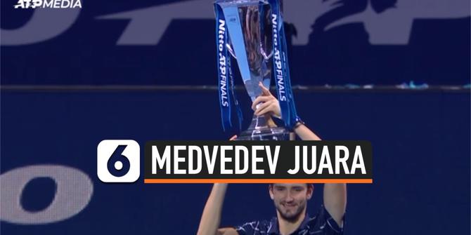 VIDEO: Daniil Medvedev Juarai Turnamen ATP Finals