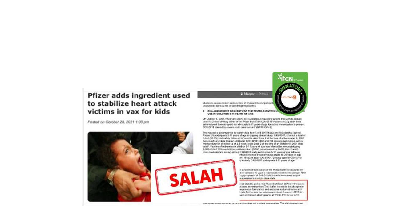Cek Fakta Vaksin Pfizer untuk anak-anak