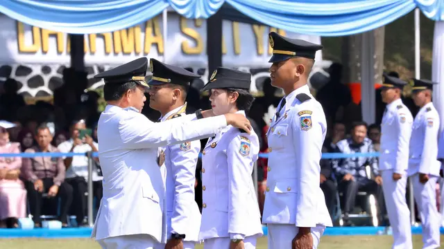 Mendagri Lantik 1.110 Pamong Praja Muda IPDN Angkatan XXXII, Praja Asal Buton Jadi Lulusan Terbaik