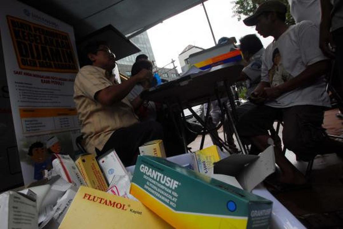 Jasa Raharja gelar pengobatan gratis di Bundaran HI