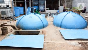 Proses pemanfaatan biogas itu sudah tersambung ke tujuh rumah warga di sekitar peternakan tersebut. (Liputan6.com/Herman Zakharia)