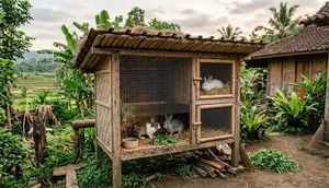 Cara Membuat Kandang Kelinci Sendiri dari Kayu, Bambu, dan Kawat
