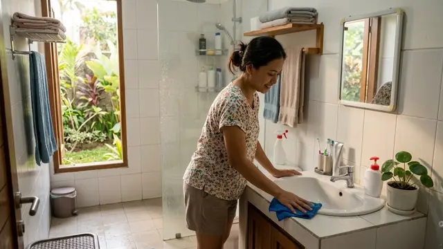 Kebiasaan Pagi agar Rumah Tetap Rapi/AI Generated