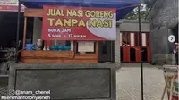 Ada Warung Jualan Nasi Goreng Tanpa Nasi, Seperti Apa? (dok.Instagram @anam_chenel/https://www.instagram.com/p/CF6zBBjso99/Henry)