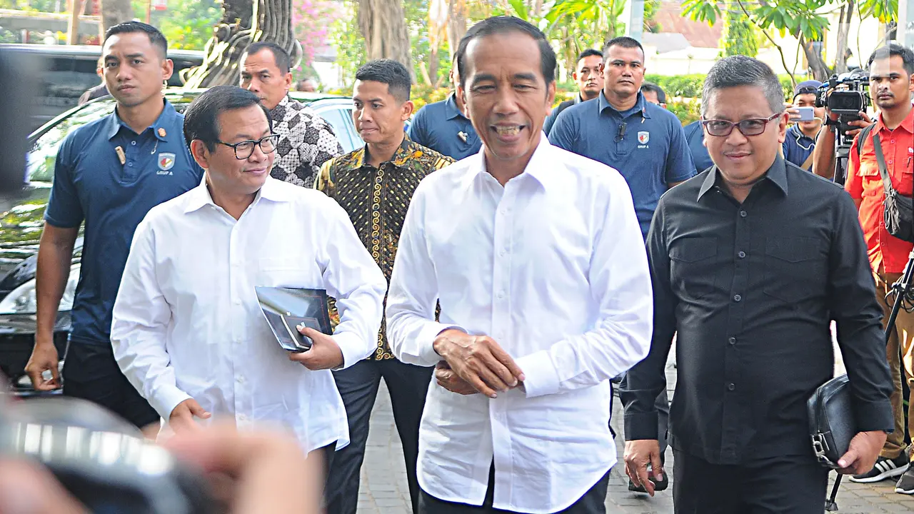 Jokowi Kumpulkan Ketum Parpol Pendukung di Plataran Menteng