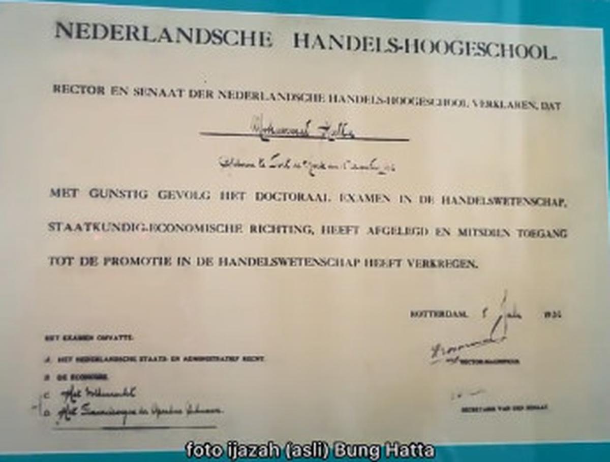 Ijazah Bung Hatta
