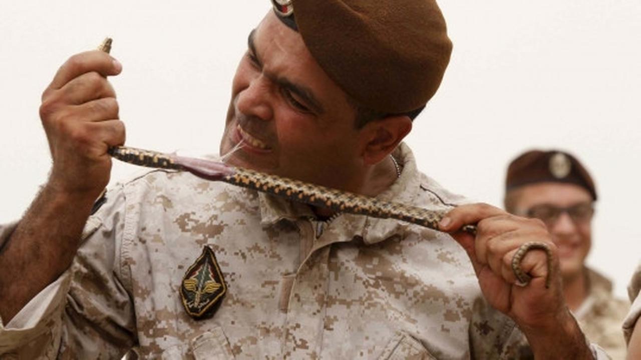 Mengintip latihan ekstrem tentara Lebanon yang bikin merinding