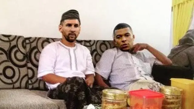 6 Editan Foto Lionel Messi Bak Anak Pesantren Ini Bikin Ngakak