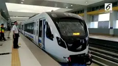 Kereta api ringan atau light rail trainset (LRT) Palembang, Sumatera Selatan resmi beroperasi secara komersial mulai hari ini,  Rabu (1/8/2018)