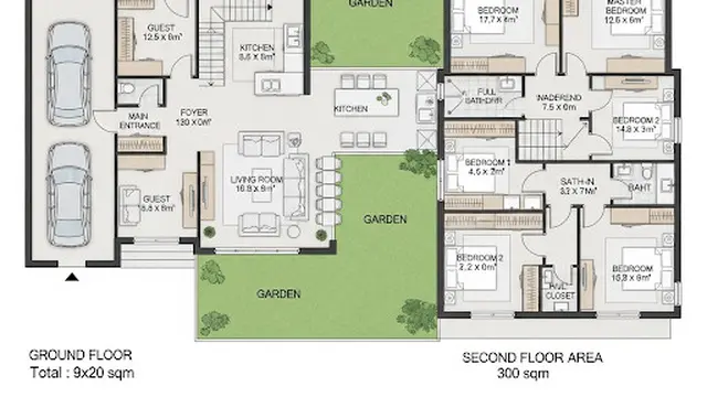 Desain Rumah 2 Lantai Minimalis Modern