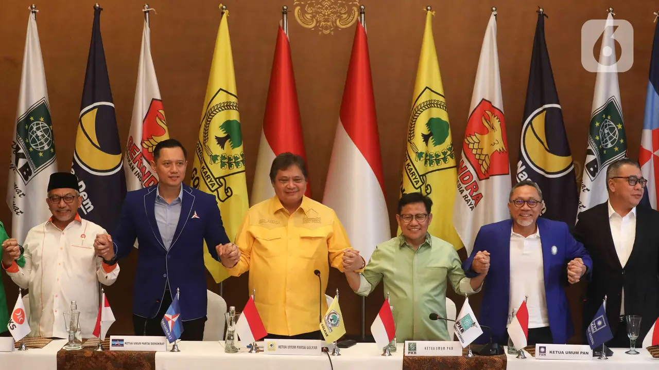 Silaturahmi Awal Tahun Delapan Partai Politik