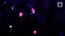 Antusiasme tinggi penggemar terus meningkat sepanjang penampilan Taeyeon. Dia juga melanjutkan aksinya dengan membawakan tiga lagu lain berturut-turut, yaitu Can't Control Myself, Some Nights, dan Set Myself On Fire. (Liputan6.com/Helmi Fithriansyah)