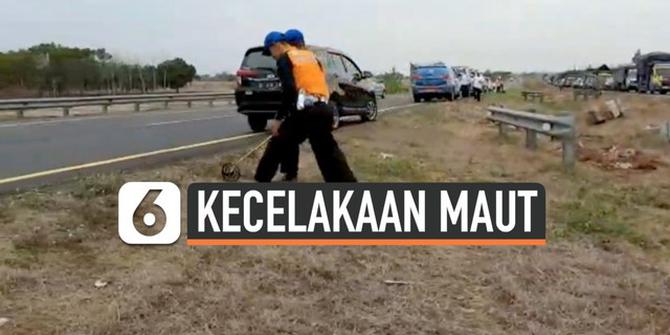 VIDEO: Olah TKP Kecelakaan Maut Tol Cipularang