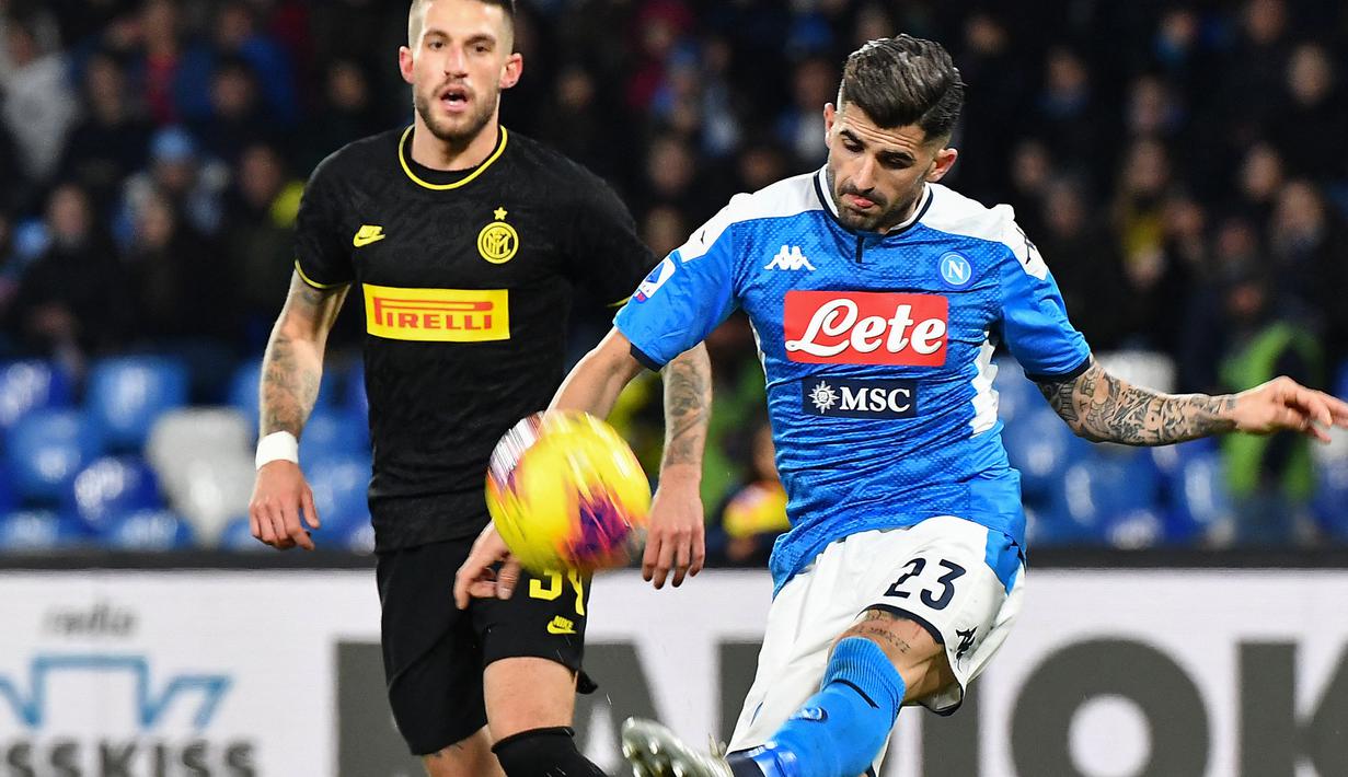 Bek kanan: Elseid Hysaj. Pemain berusia 27 tahun ini mengikat kontrak dengan Lazio selama 5 tahun usai dilepas gratis Napoli. Kepindahannya diyakini adanya campur tangan Maurizo Sarri, pelatih anyar Lazio yang sempat menanganinya di Napoli. (Foto: AFP/Tiziana Fabi)