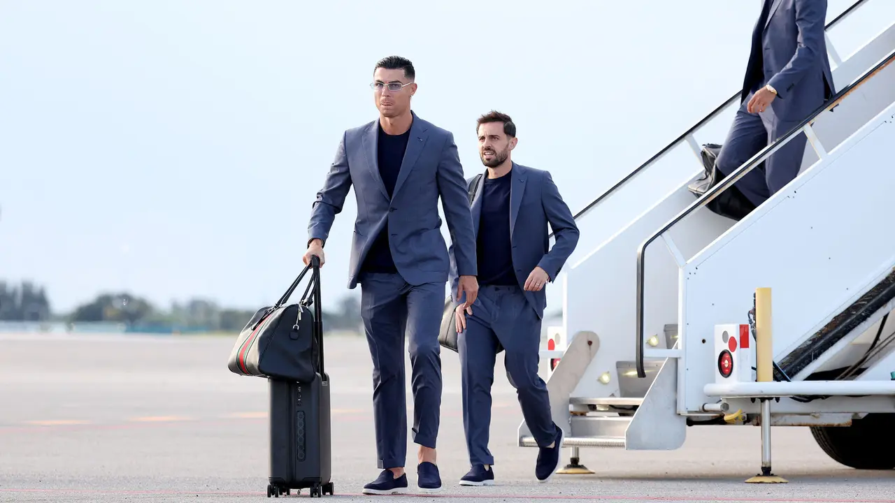 Foto: 'Full Aura' Cristiano Ronaldo dan Skuad Portugal saat Mendarat di Amerika Serikat untuk Piala Dunia 2026