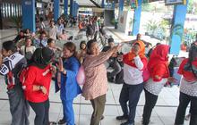 Ragam Lomba 17an Semarakkan Terminal Kampung Rambutan Jakarta