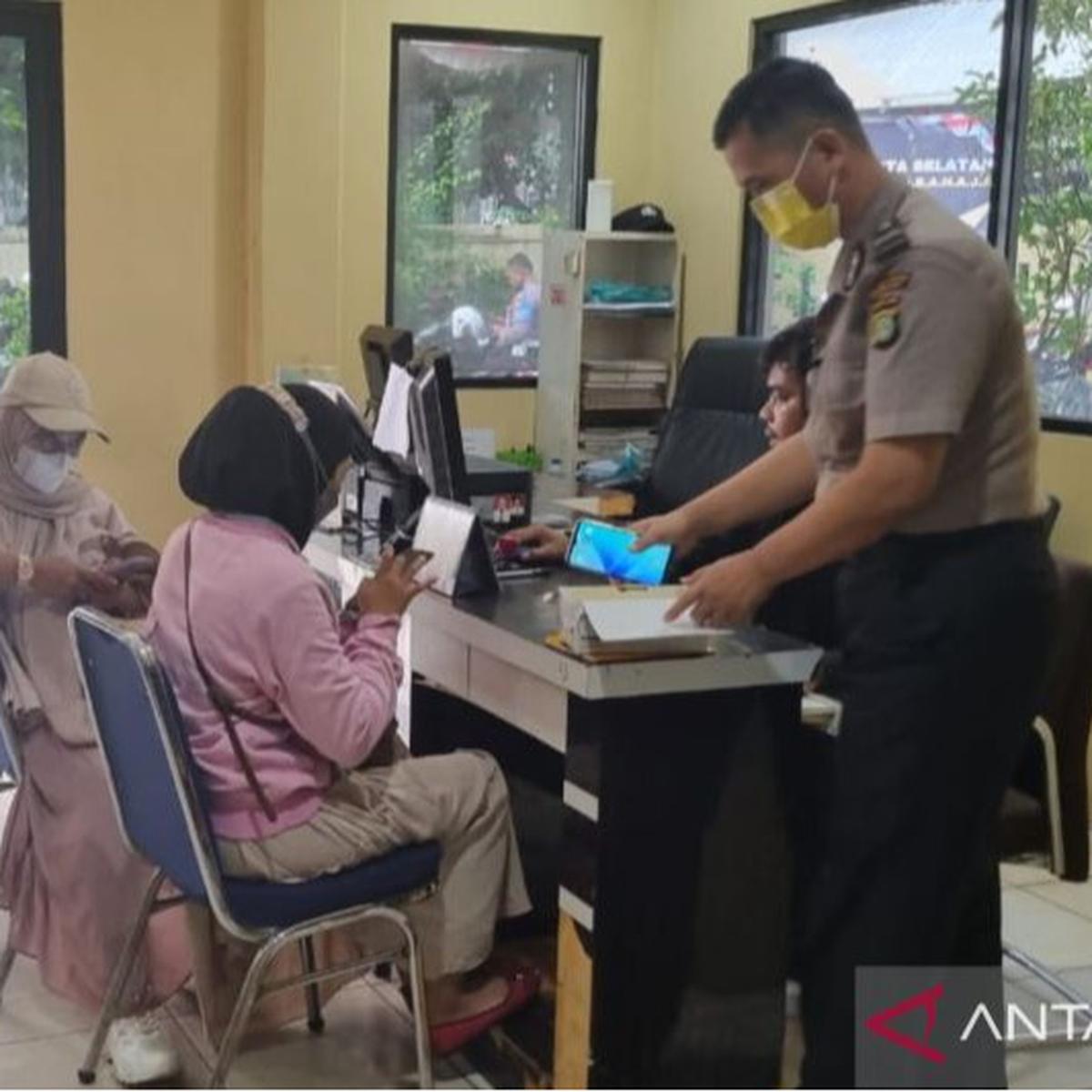 Polsek Kebayoran Baru pasca kebakaran pasar taman puring