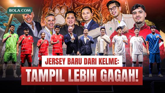 Jersey Baru Timnas Indonesia dari Kelme Tampil Berkelas di Leave Your Mark Fest 2026