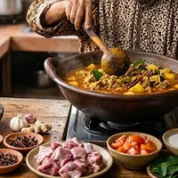 Resep Kari Kambing Khas Aceh (AI Generated)