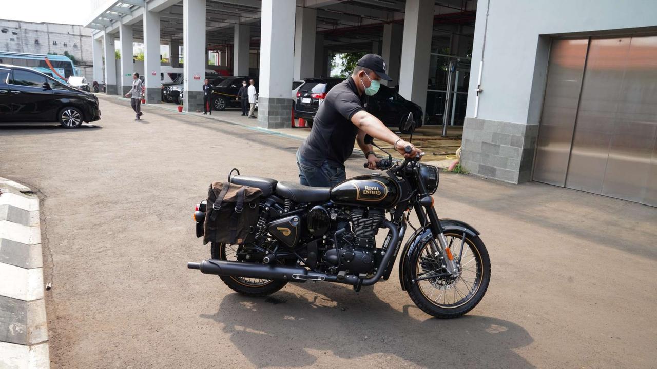 Motor Royal Enfield Ridwan Kamil yang Disita di Rupbasan KPK
