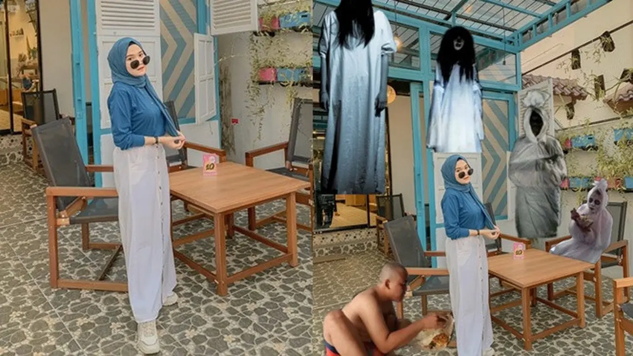 Wanita Ini Minta Fotonya Diedit Biar Enggak Sendiri, 6 Hasilnya Kocak