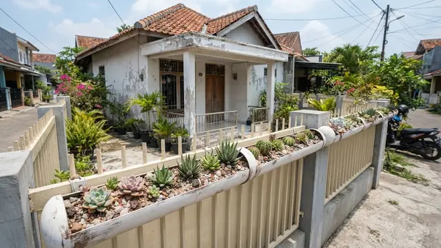 Kebun Sukulen dan Kaktus Mini dari Pipa PVC