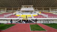 Stadion Manahan Solo bakal rencananya akan diresmikan Presiden Jokowi pada Sabtu (15/2).(Liputan6.com/Fajar Abrori)