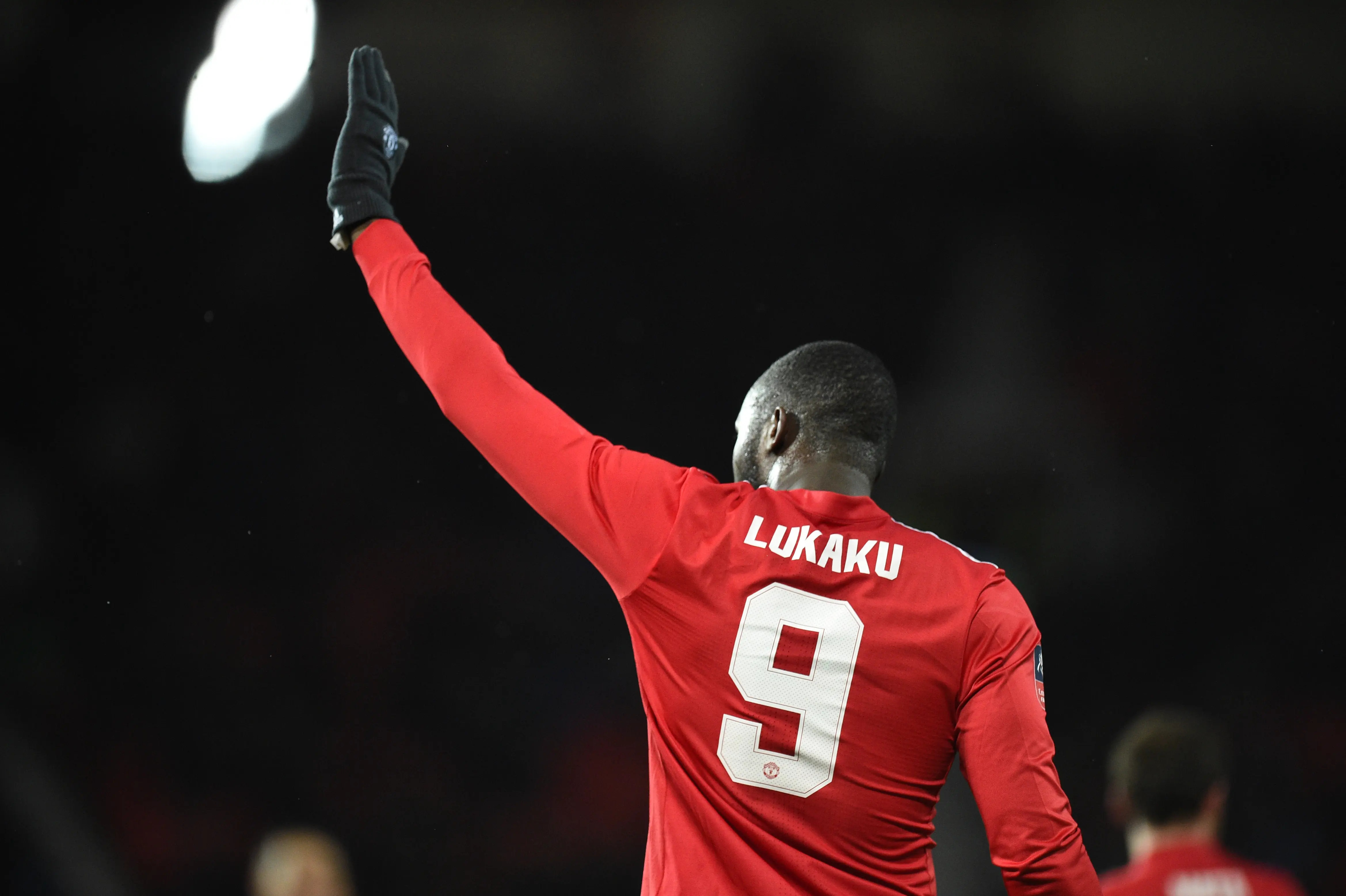 Penyerang Manchester United (MU), Romelu Lukaku (Oli SCARFF / AFP)