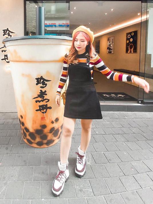 FOTO: Gaya OOTD Korean Style Ala Natya Shina - ShowBiz ...