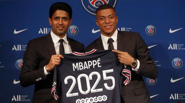 FOTO: Tolak Real Madrid, Kylian Mbappe Pilih Tetap Bertahan di PSG