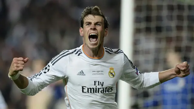 Selebrasi Pencetak Gol Madrid di Final Liga Champions 2014