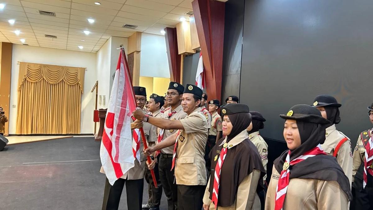 32 Pramuka Penggalang Bontang Dilepas Ikuti Jambore Daerah Kaltim 2025 di Kutai Timur