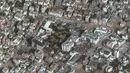 Citra satelit yang disediakan oleh Maxar Technologies menunjukkan Rumah Sakit Al-Shifa di Kota Gaza, 26 November 2023. Gencatan senjata antara Israel dan Hamas dimulai sejak Jumat, 24 November 2023. (Satellite image ©2023 Maxar Technologies via AP)